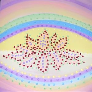 Lotus Flower Acrylic Painting